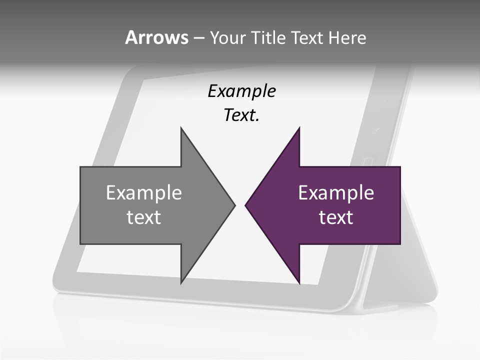 Touch Display Blank PowerPoint Template