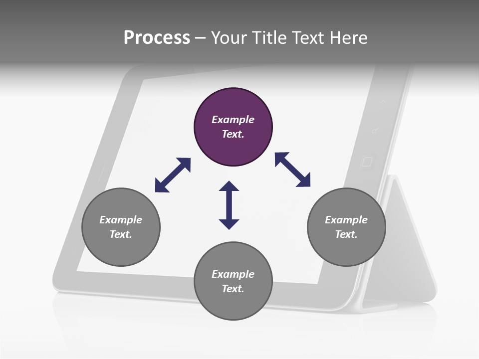 Touch Display Blank PowerPoint Template