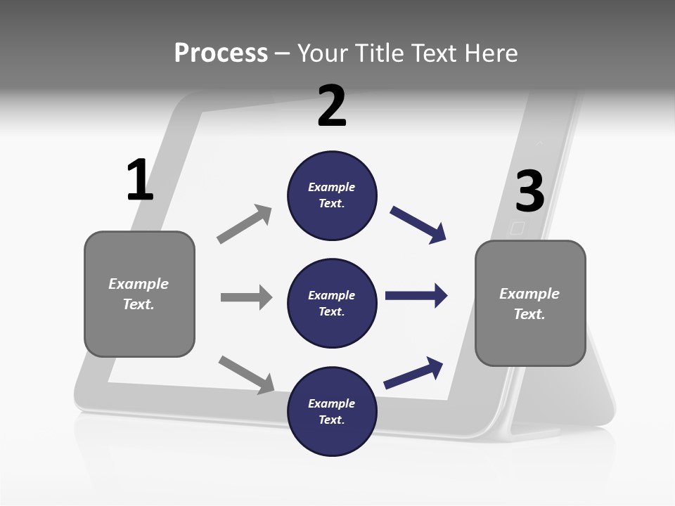 Touch Display Blank PowerPoint Template