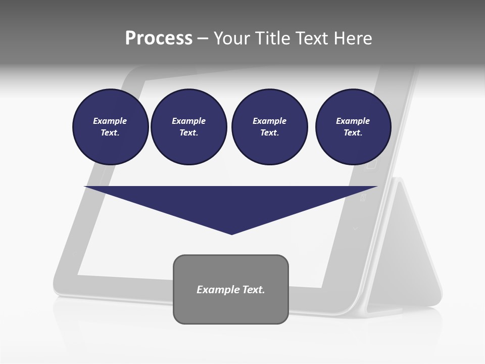 Touch Display Blank PowerPoint Template
