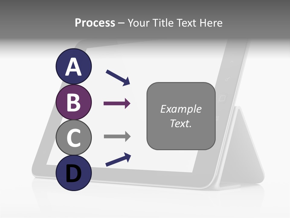 Touch Display Blank PowerPoint Template