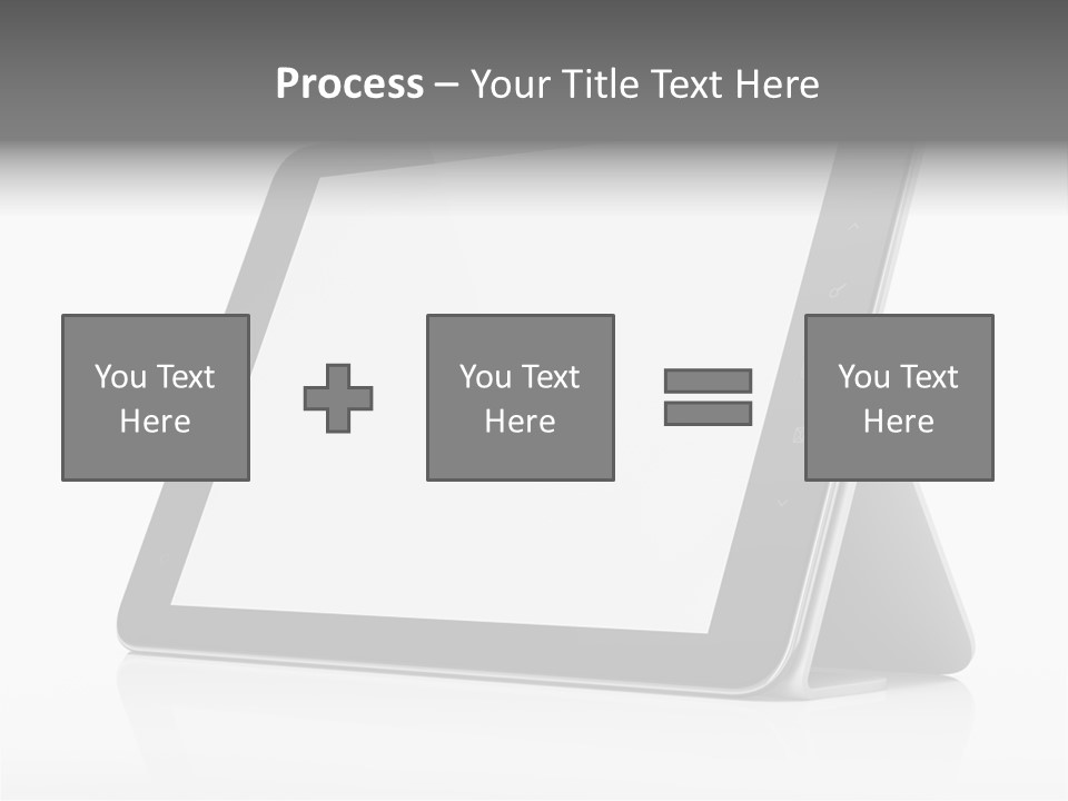 Touch Display Blank PowerPoint Template