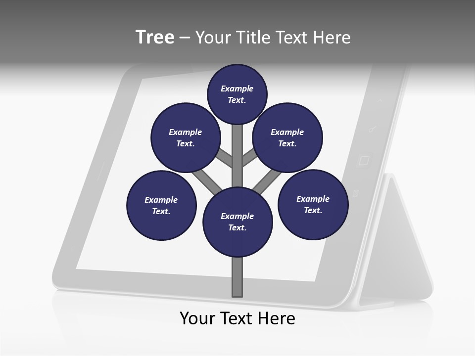 Touch Display Blank PowerPoint Template
