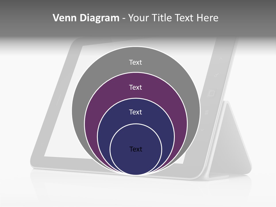 Touch Display Blank PowerPoint Template