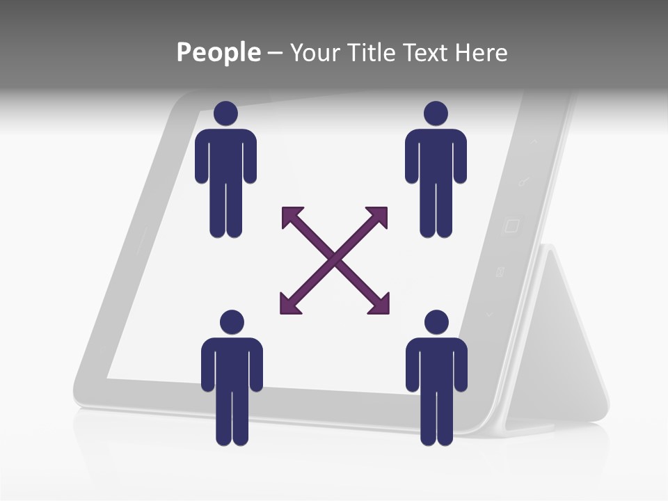 Touch Display Blank PowerPoint Template