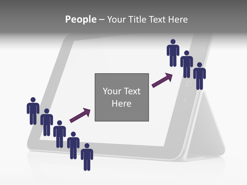 Touch Display Blank PowerPoint Template