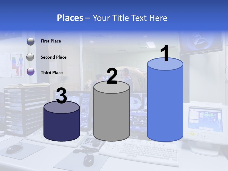 Doctor Computer Radiation Patient PowerPoint Template