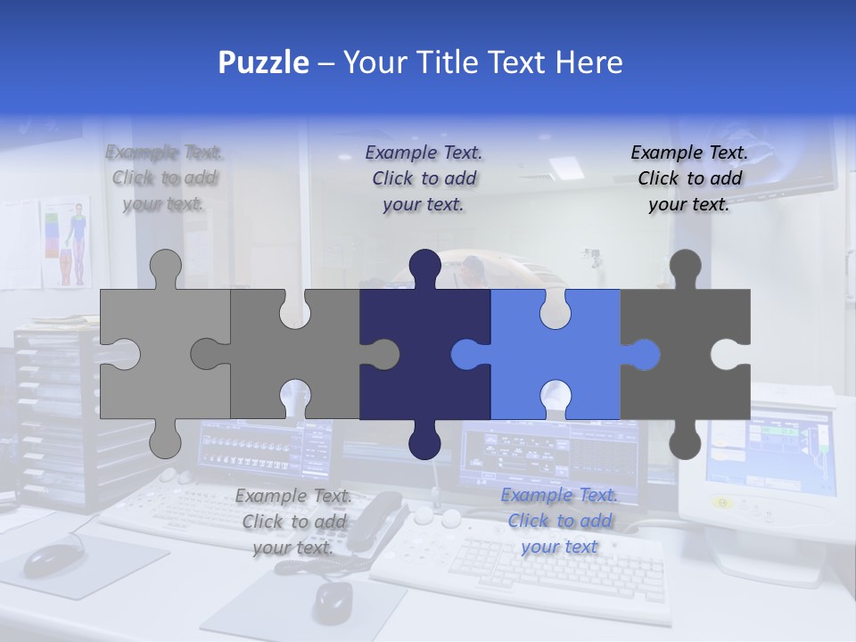 Doctor Computer Radiation Patient PowerPoint Template