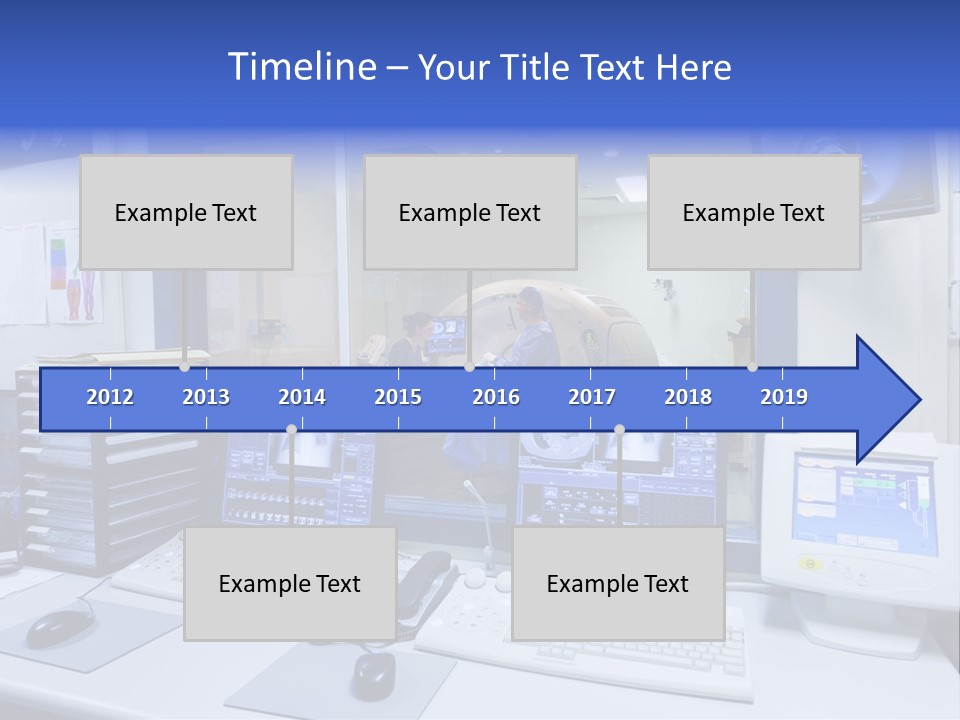 Doctor Computer Radiation Patient PowerPoint Template