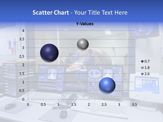 Doctor Computer Radiation Patient PowerPoint Template