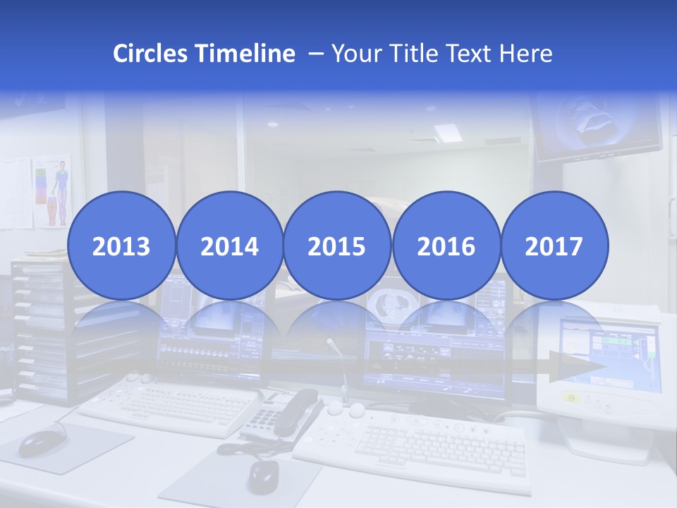 Doctor Computer Radiation Patient PowerPoint Template