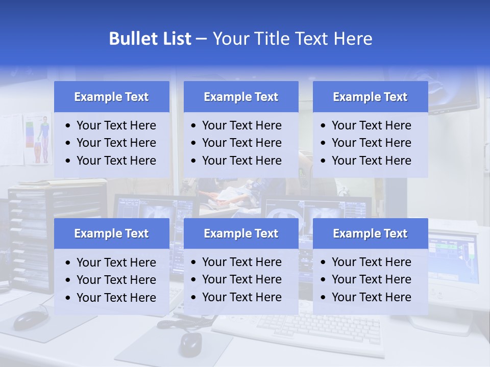 Doctor Computer Radiation Patient PowerPoint Template