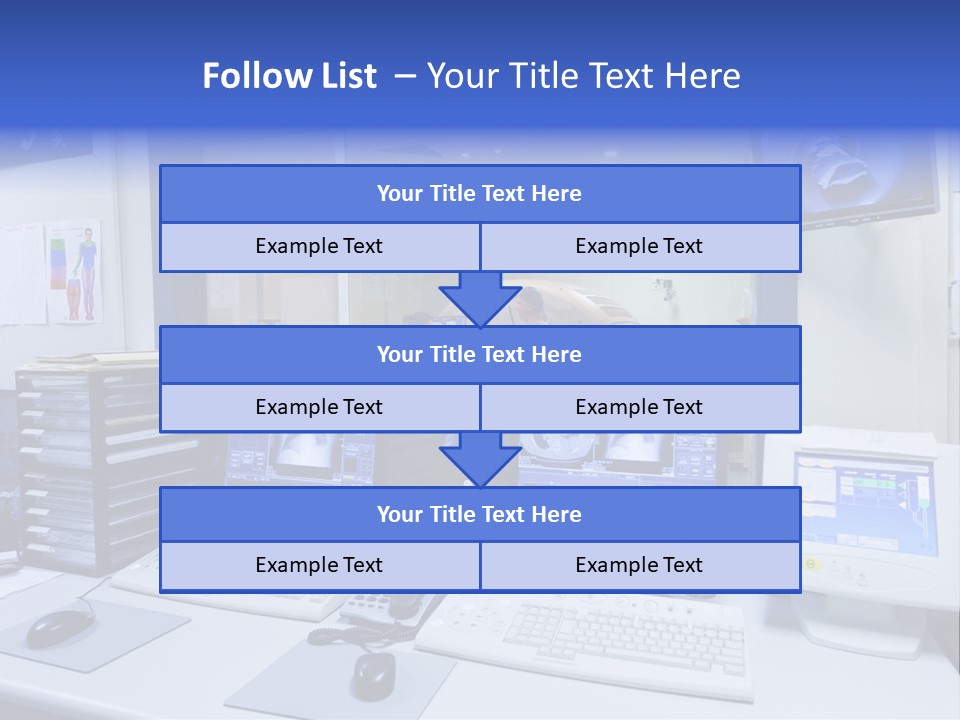 Doctor Computer Radiation Patient PowerPoint Template