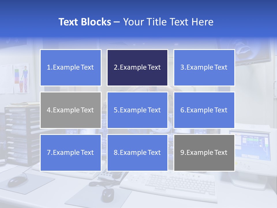 Doctor Computer Radiation Patient PowerPoint Template