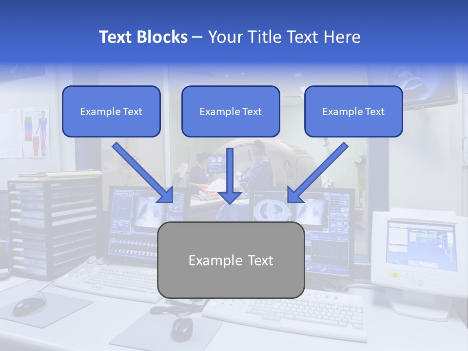 Doctor Computer Radiation Patient PowerPoint Template