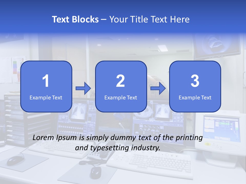 Doctor Computer Radiation Patient PowerPoint Template