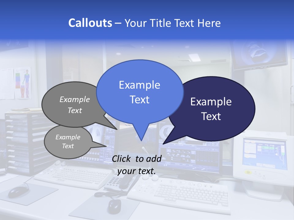 Doctor Computer Radiation Patient PowerPoint Template