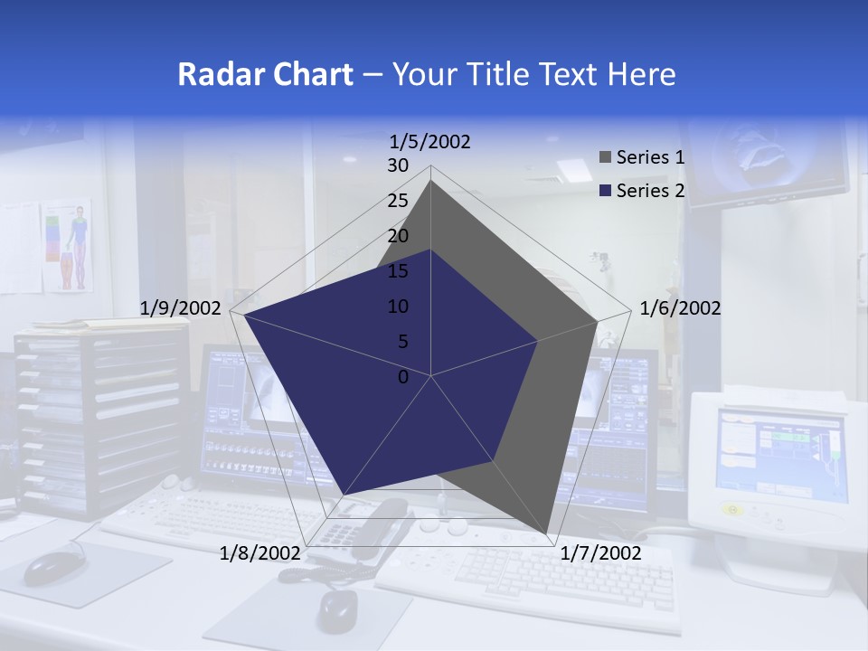 Doctor Computer Radiation Patient PowerPoint Template