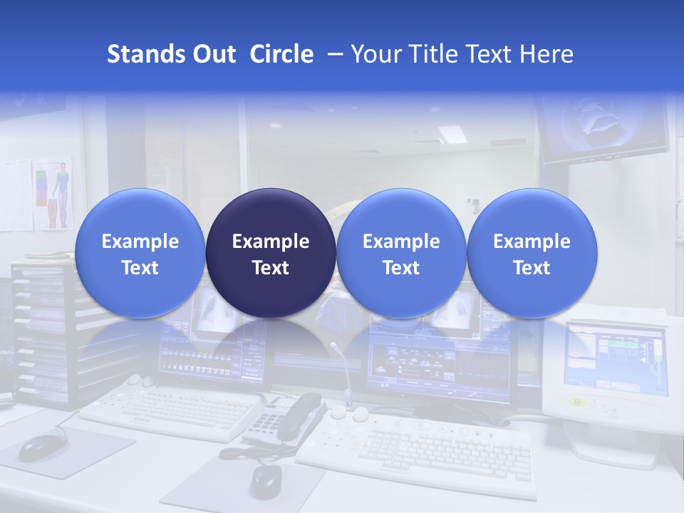 Doctor Computer Radiation Patient PowerPoint Template