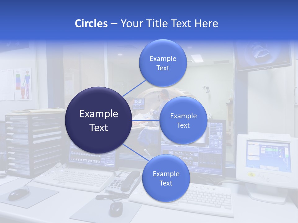 Doctor Computer Radiation Patient PowerPoint Template