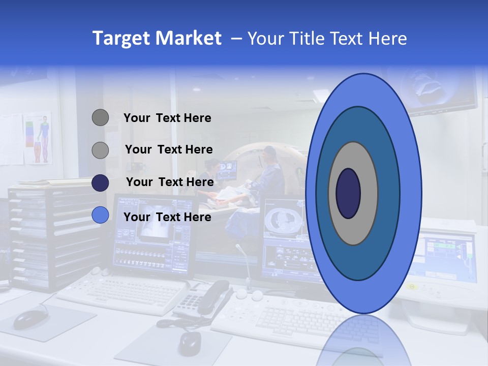 Doctor Computer Radiation Patient PowerPoint Template
