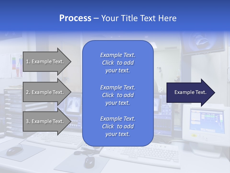 Doctor Computer Radiation Patient PowerPoint Template