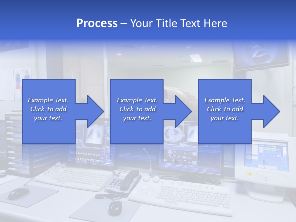 Doctor Computer Radiation Patient PowerPoint Template