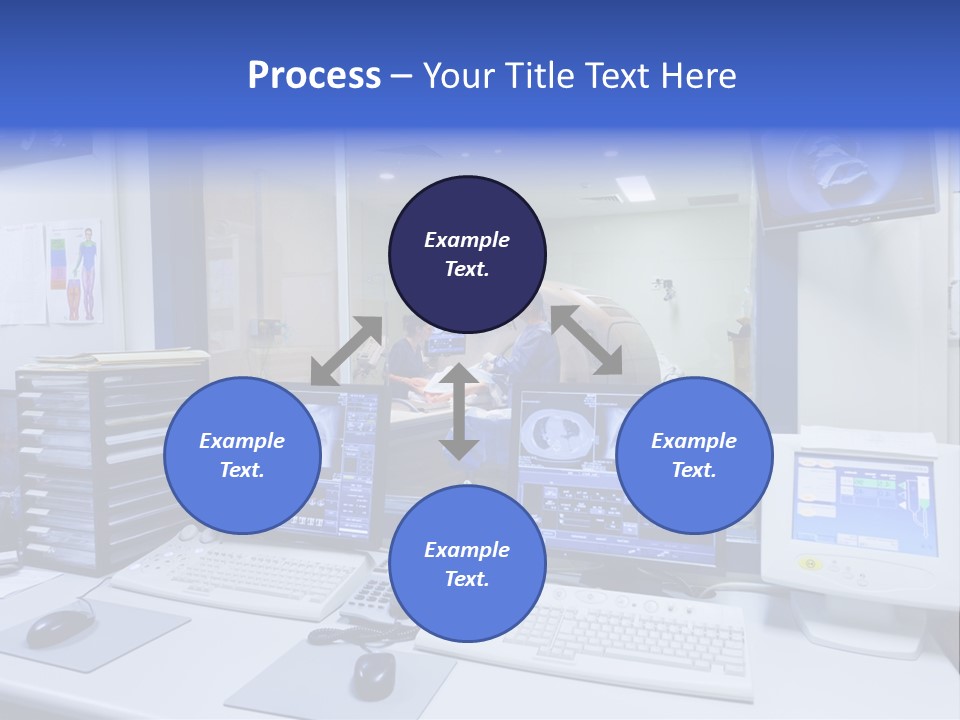 Doctor Computer Radiation Patient PowerPoint Template