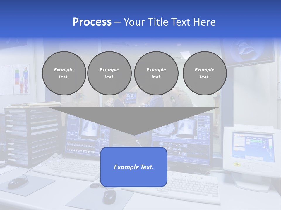 Doctor Computer Radiation Patient PowerPoint Template