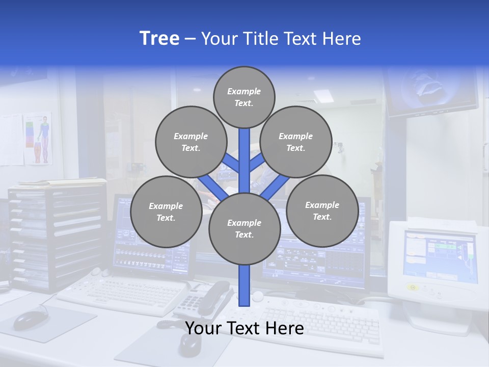 Doctor Computer Radiation Patient PowerPoint Template