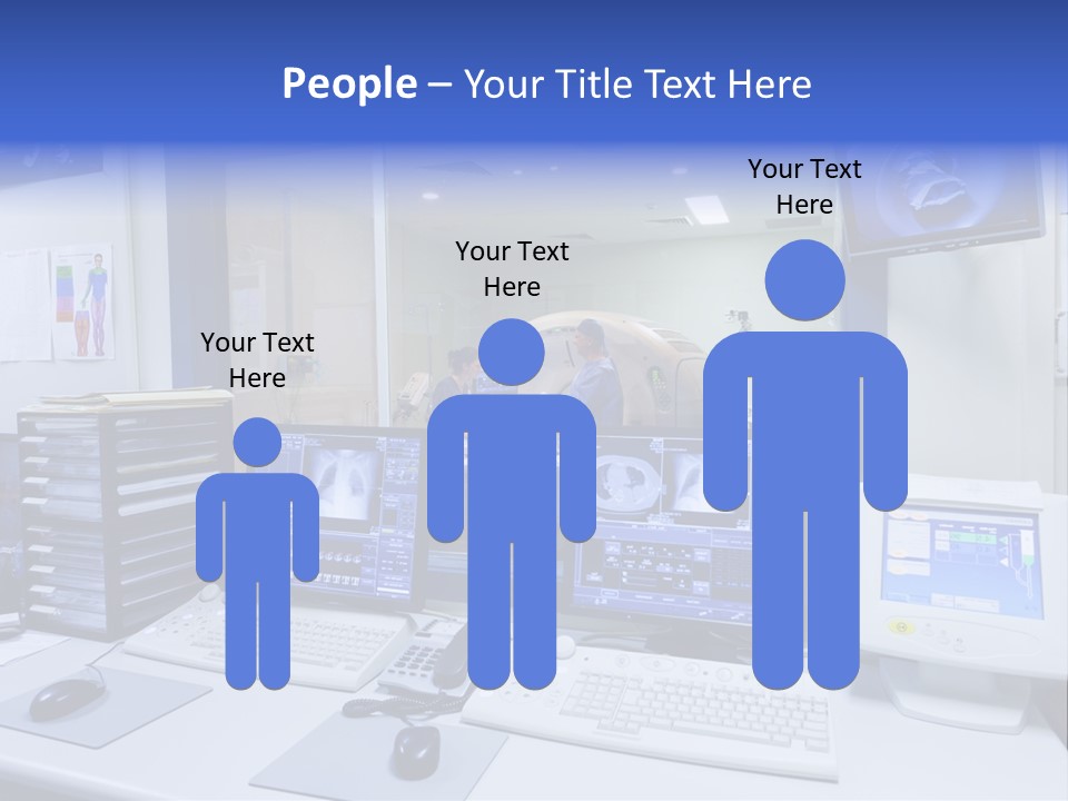 Doctor Computer Radiation Patient PowerPoint Template
