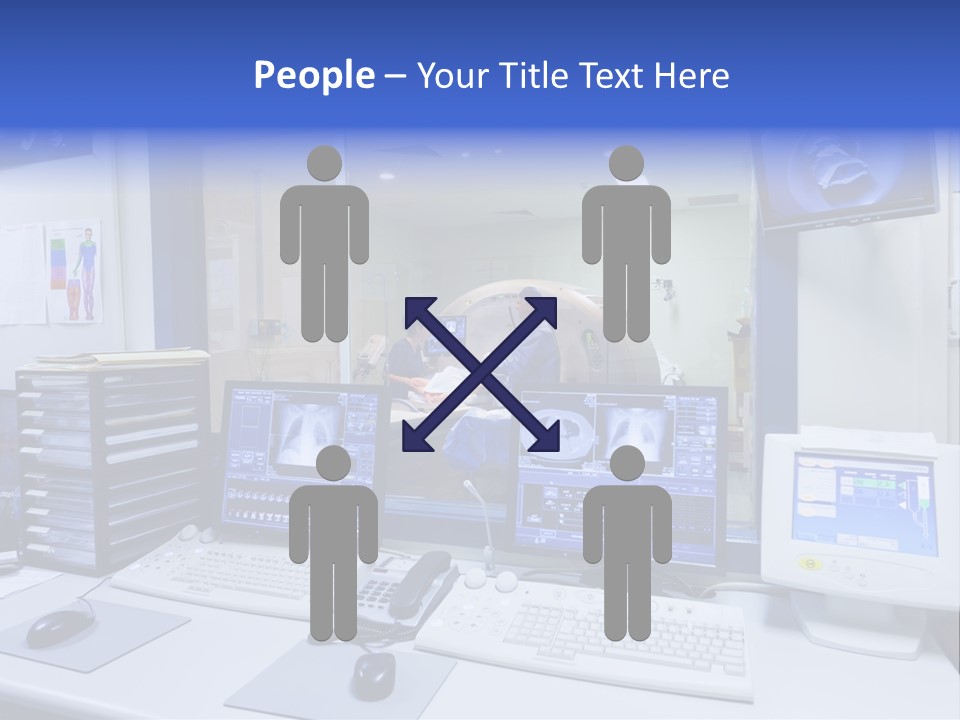 Doctor Computer Radiation Patient PowerPoint Template