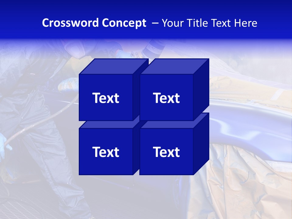 Front Painting Car PowerPoint Template