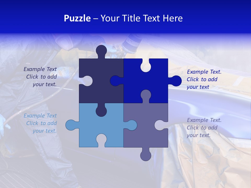 Front Painting Car PowerPoint Template