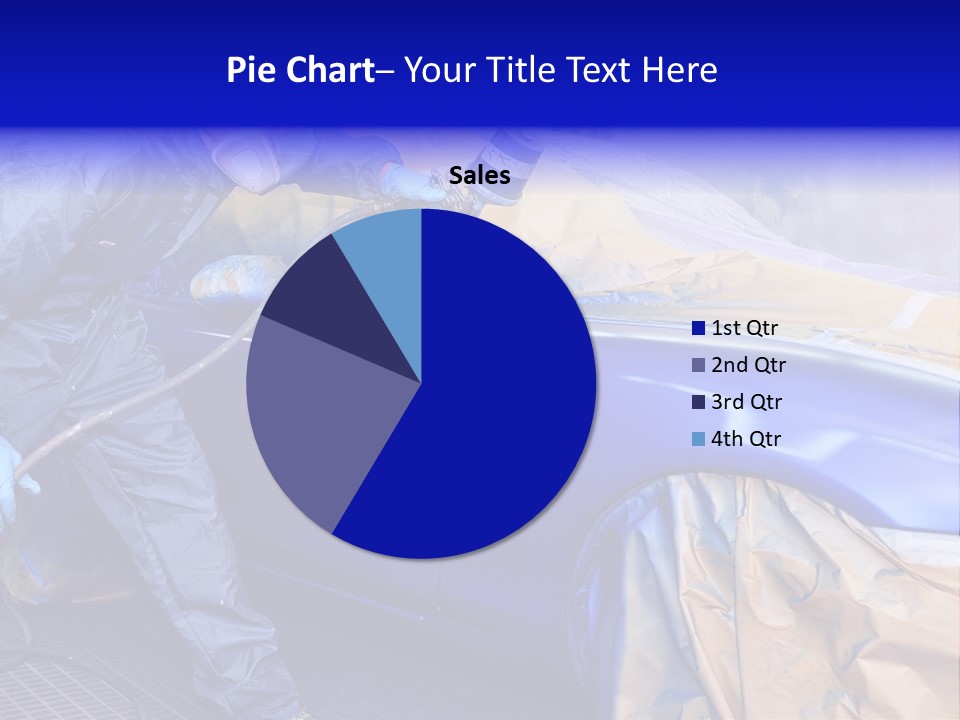 Front Painting Car PowerPoint Template