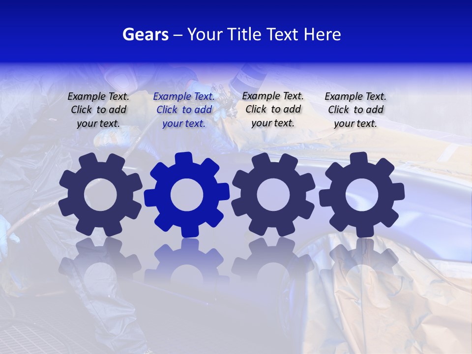 Front Painting Car PowerPoint Template