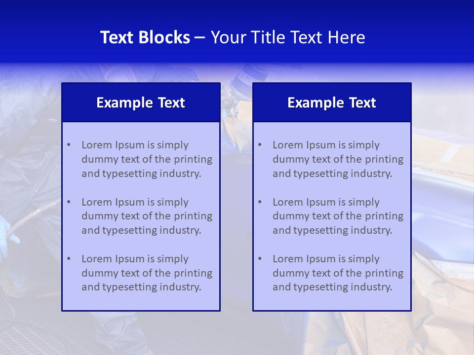 Front Painting Car PowerPoint Template