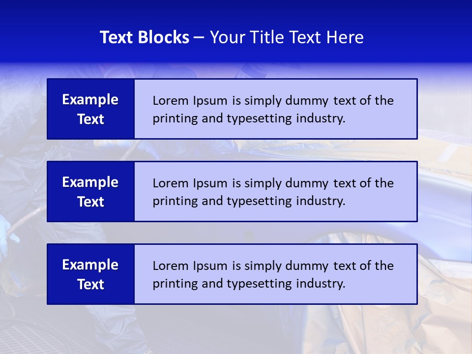 Front Painting Car PowerPoint Template