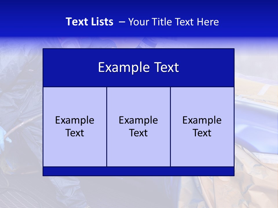 Front Painting Car PowerPoint Template