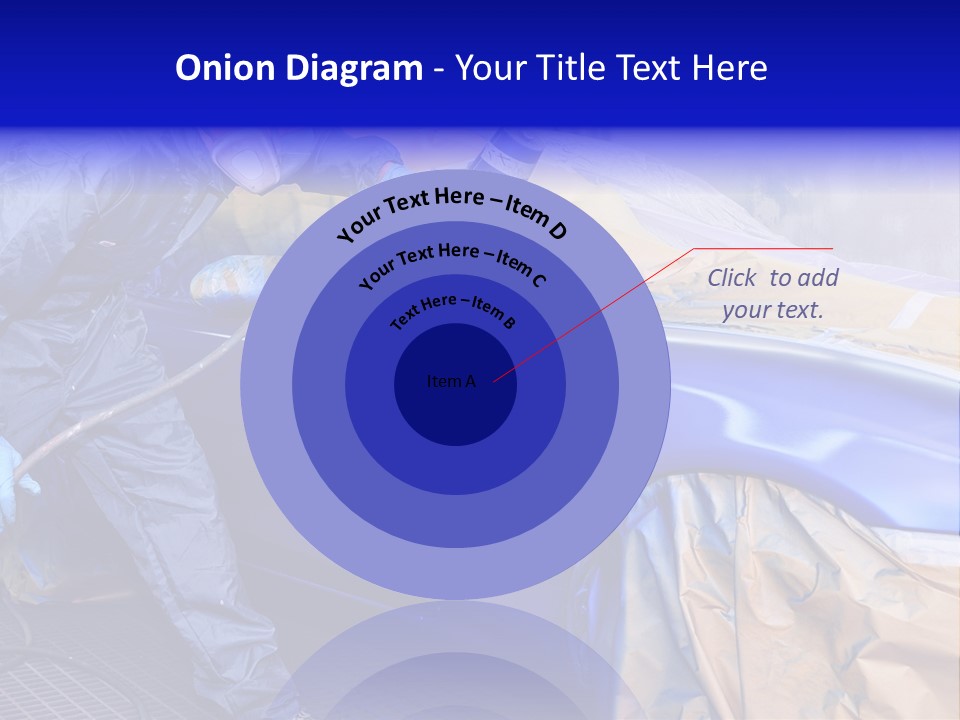 Front Painting Car PowerPoint Template