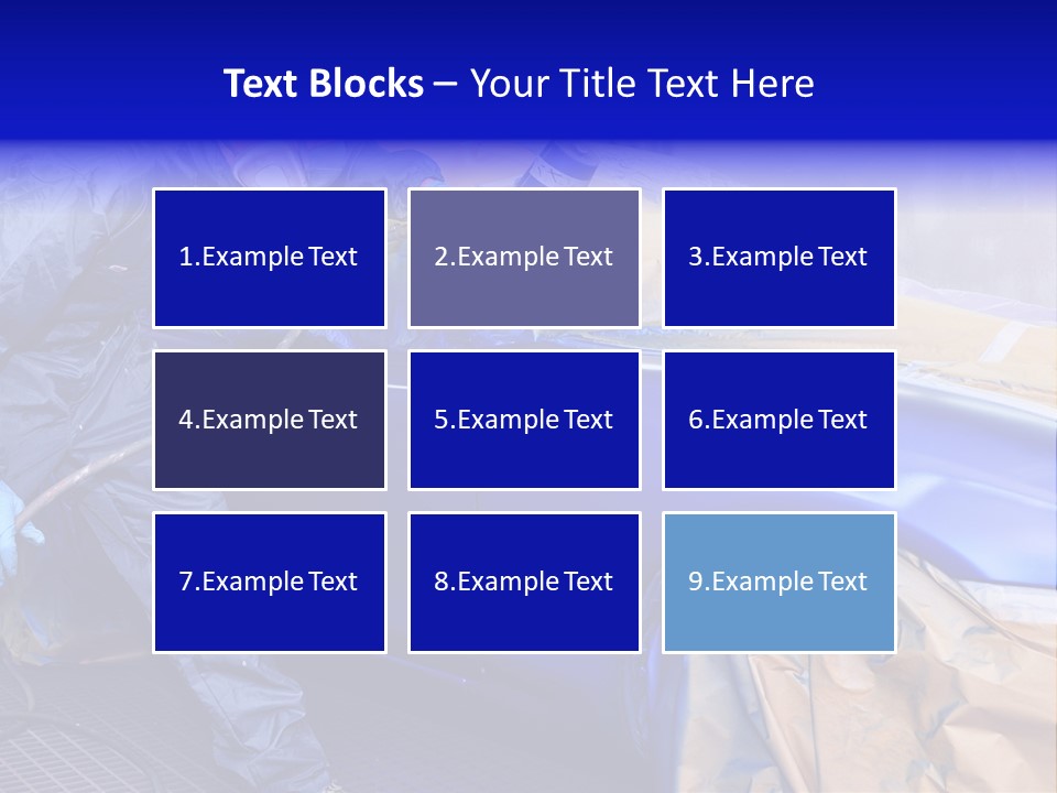 Front Painting Car PowerPoint Template