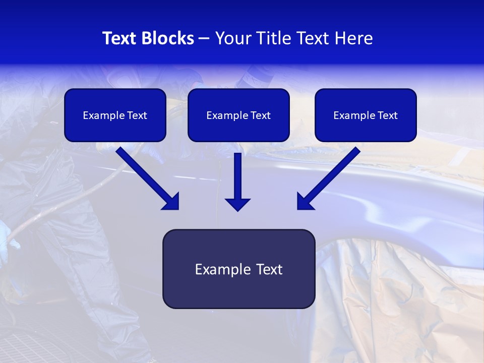 Front Painting Car PowerPoint Template