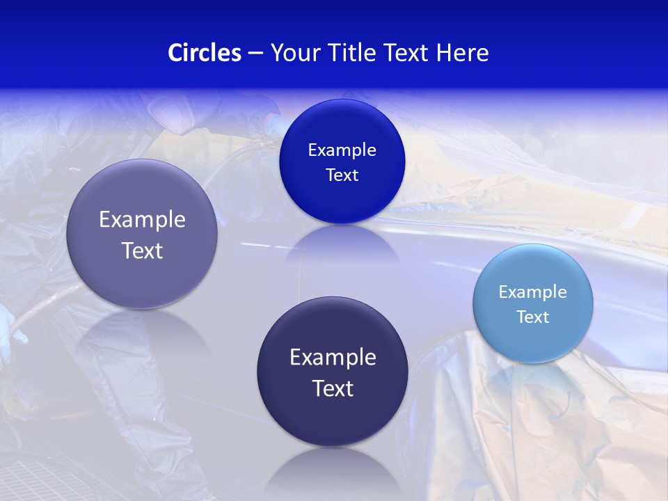 Front Painting Car PowerPoint Template