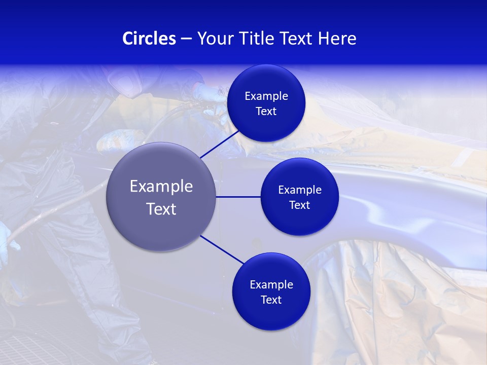 Front Painting Car PowerPoint Template