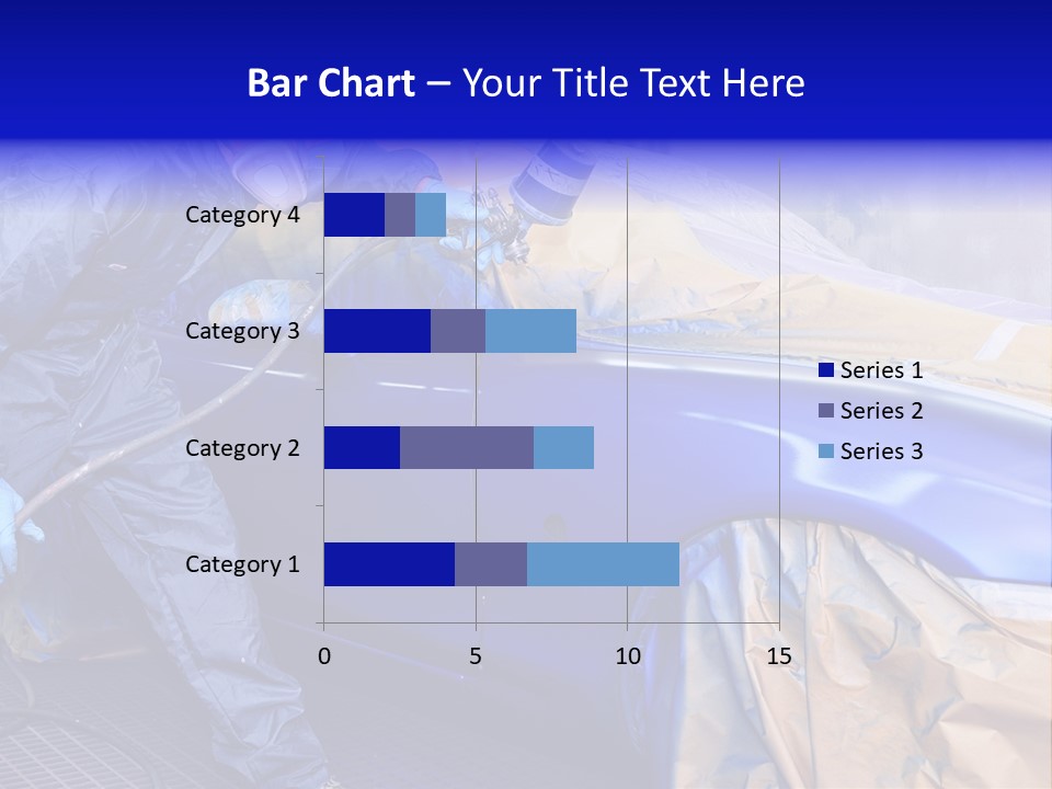 Front Painting Car PowerPoint Template