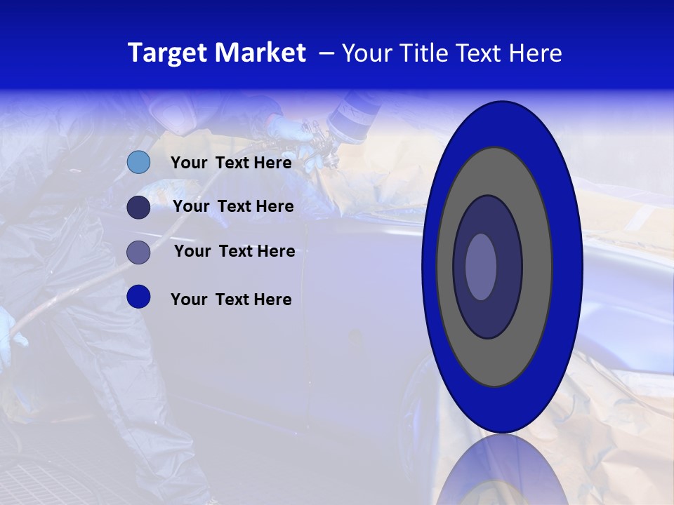 Front Painting Car PowerPoint Template
