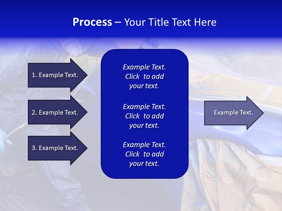 Front Painting Car PowerPoint Template
