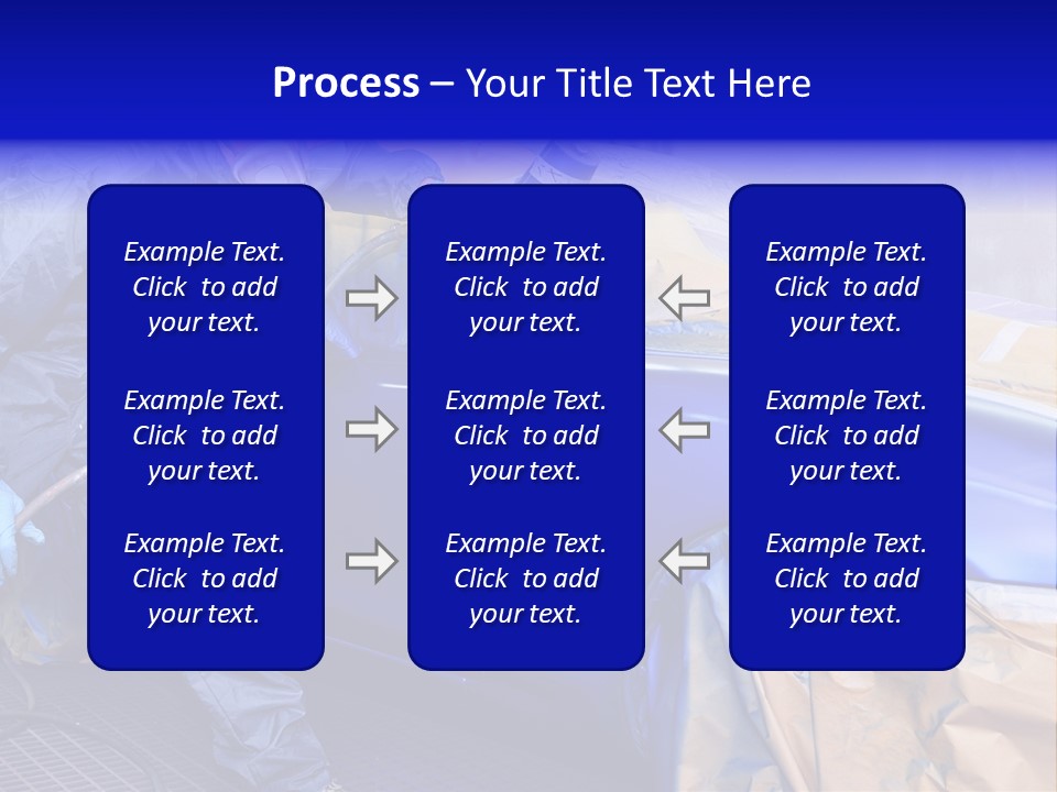 Front Painting Car PowerPoint Template