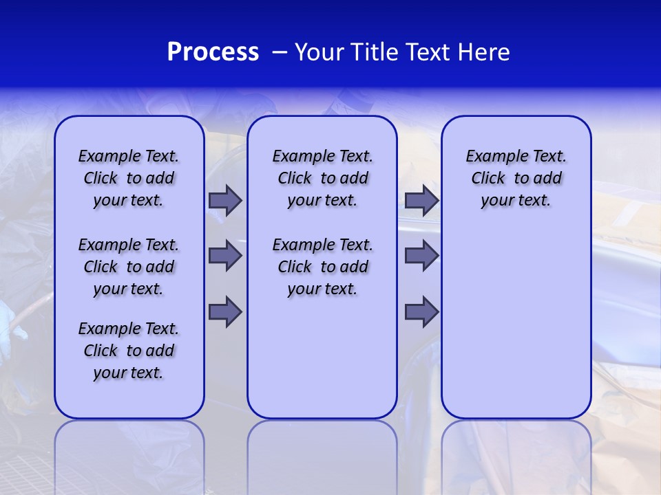 Front Painting Car PowerPoint Template