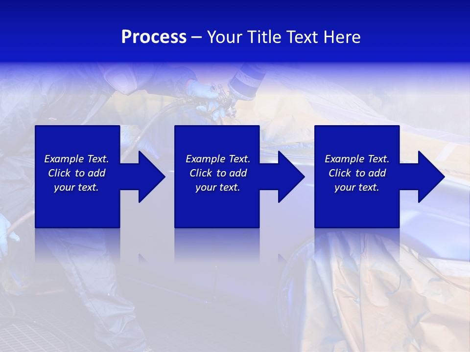 Front Painting Car PowerPoint Template